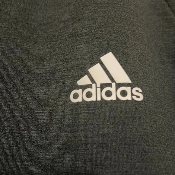 Adidas Aeroready Dark Gray Athletic Top Size L - Picture 2 of 6